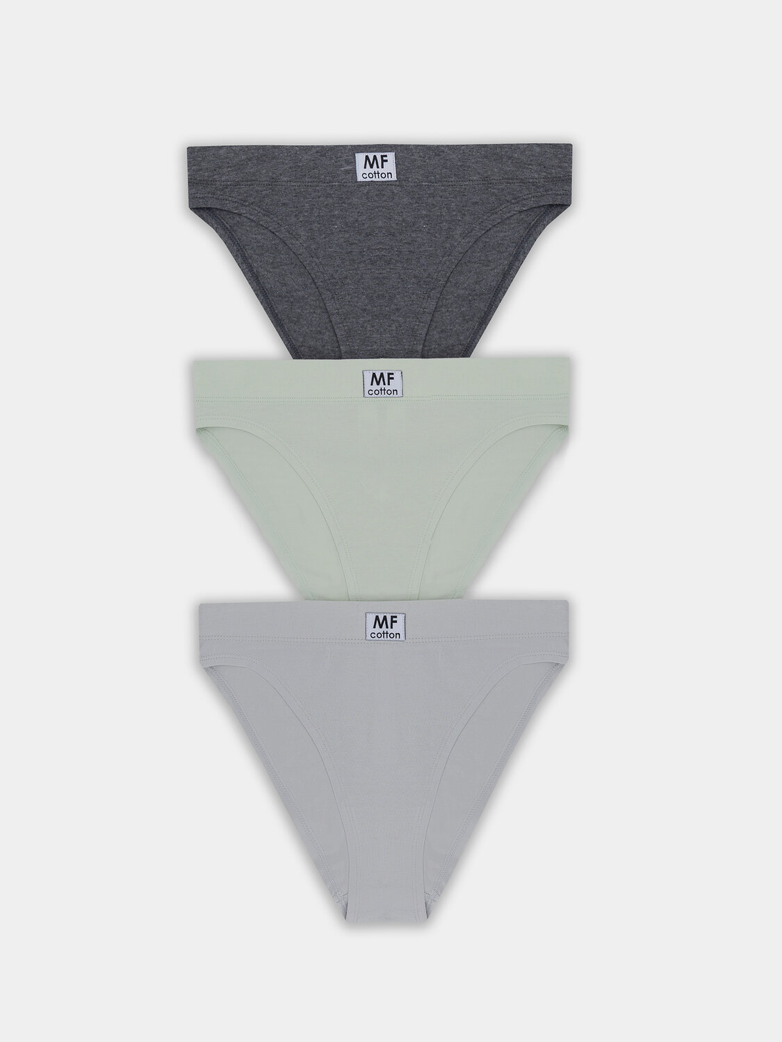 MARK FORMELLE Трусы 412542-3т.серый меланж+св.серый +мятный