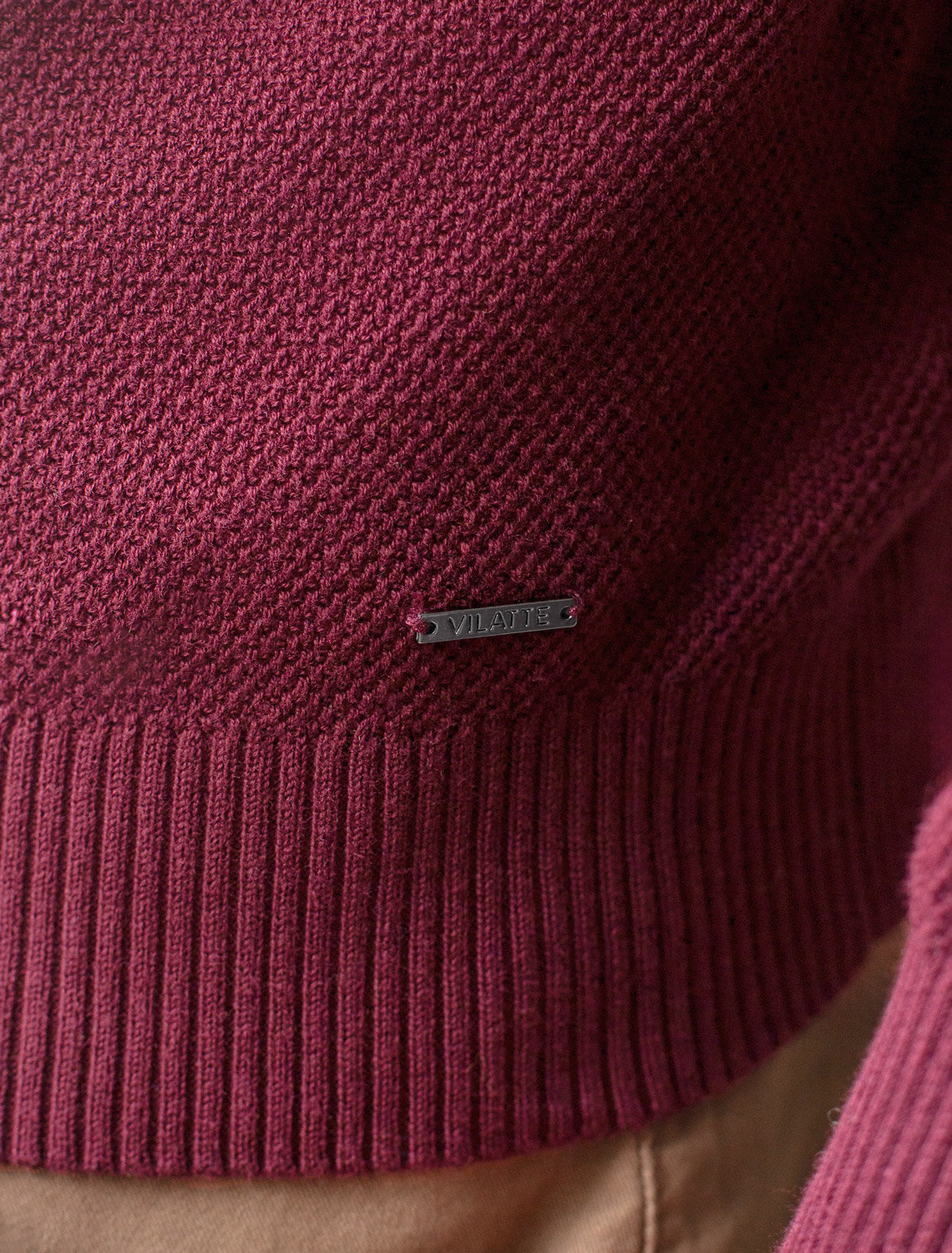 ст. цена2150руб.! VILATTE Джемпер U39.015бургунди