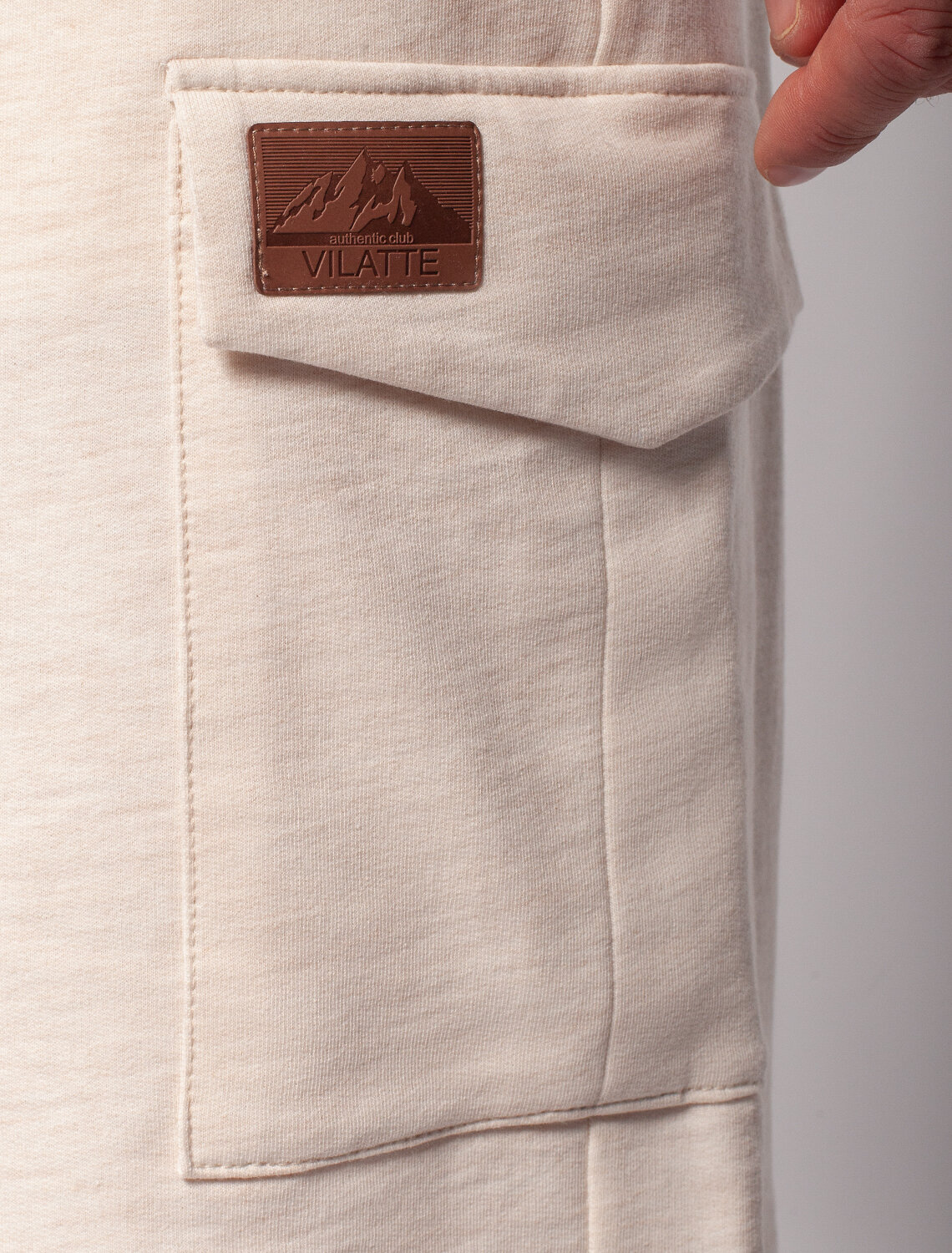 ст. цена1990руб.! VILATTE Шорты U48.002бежевый меланж