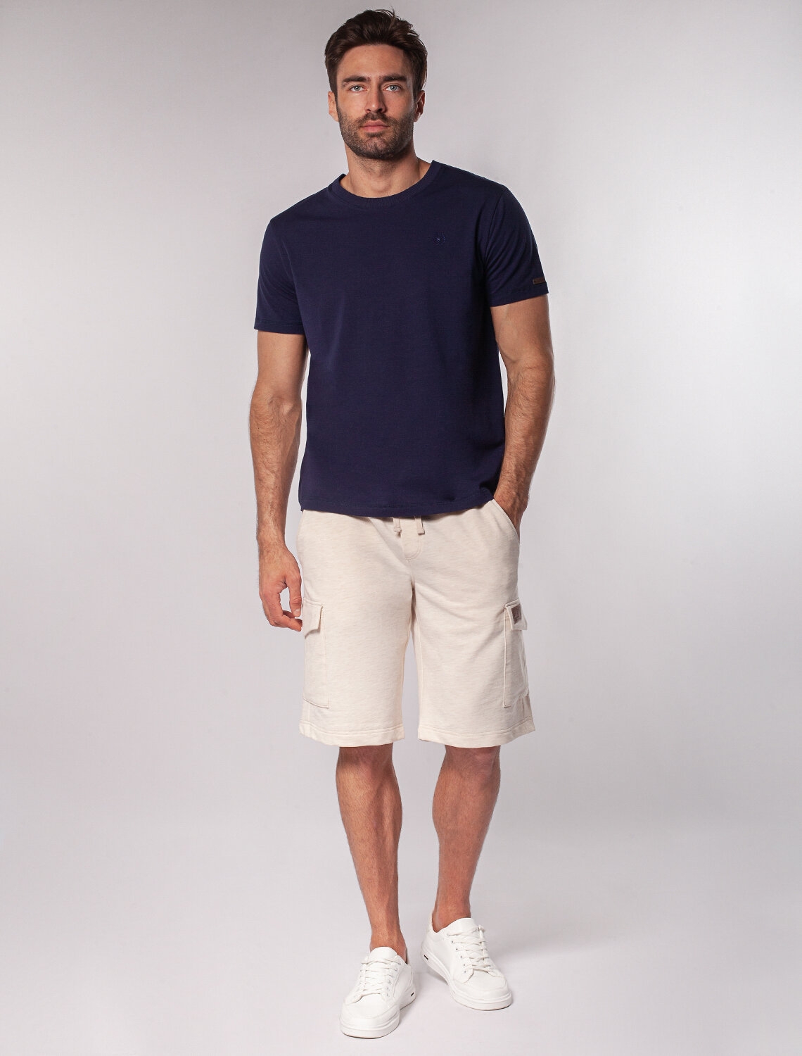 ст. цена1990руб.! VILATTE Шорты U48.002бежевый меланж