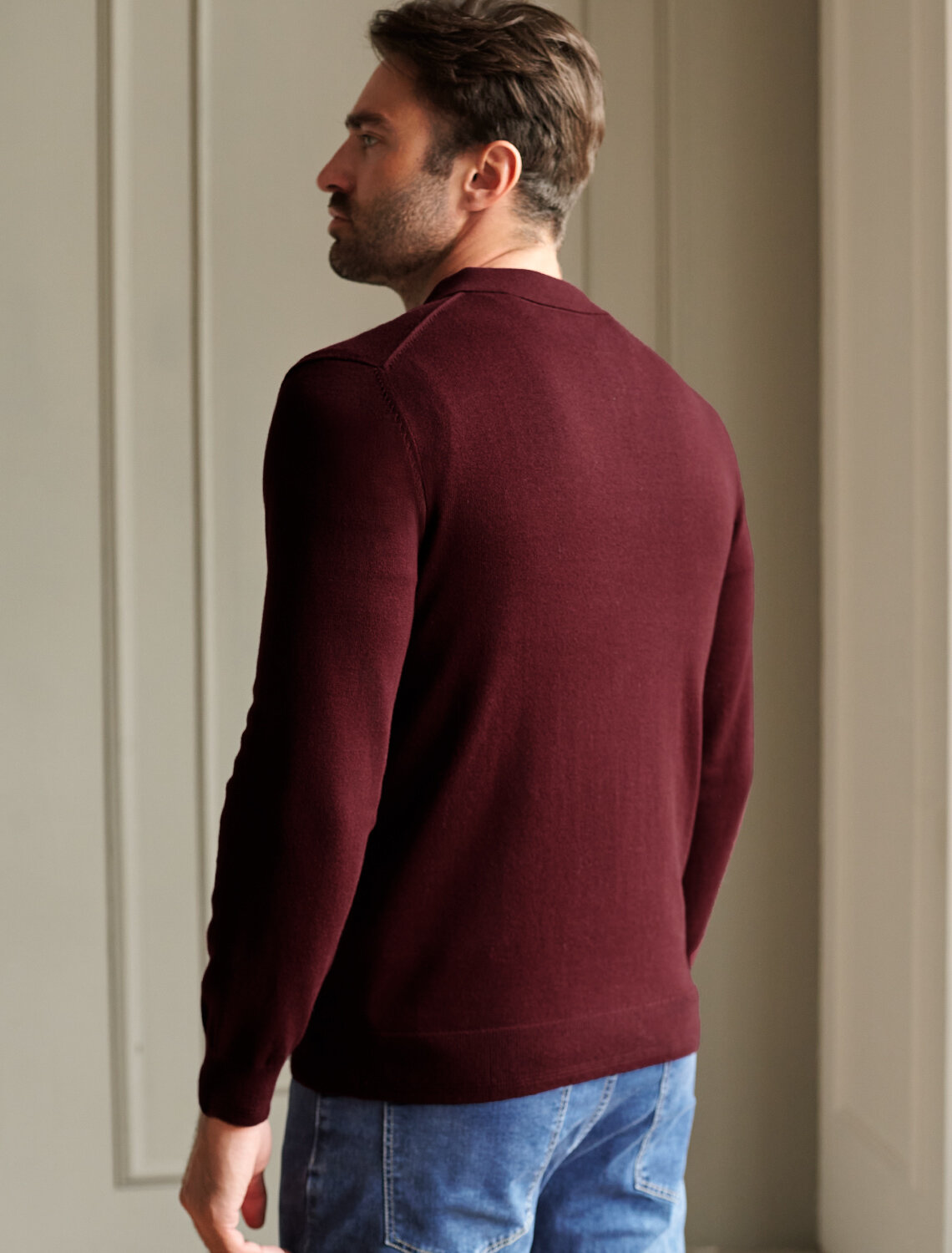 ст. цена2290руб.! VILATTE Джемпер U39.017бургунди