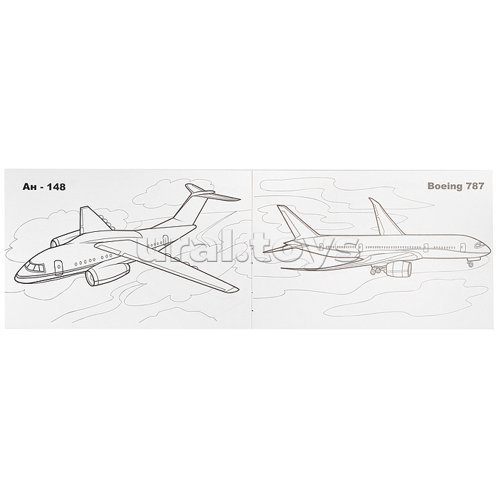 Самолёты (раскраски для мальчиков)