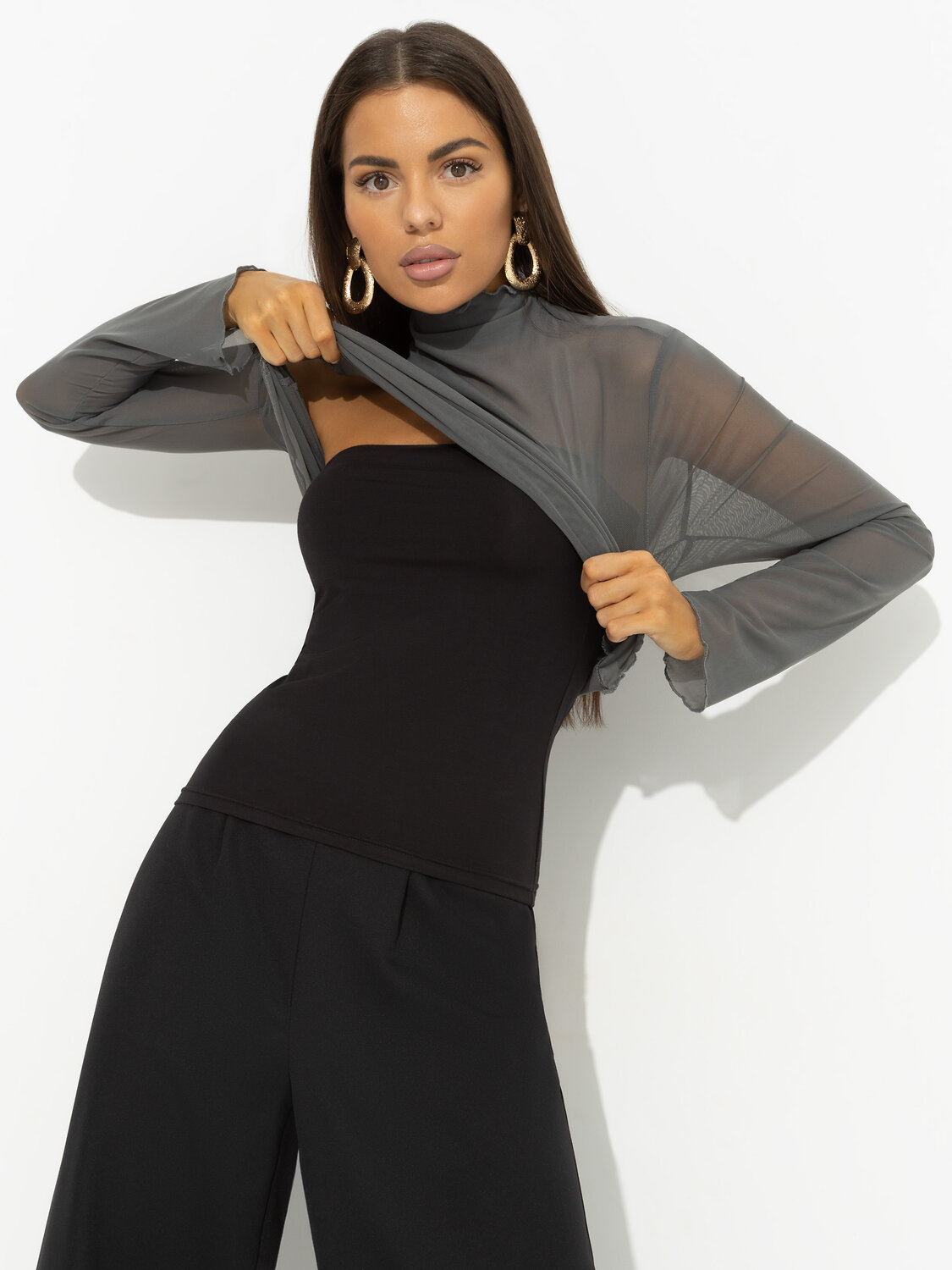 ст. цена1927руб.! CHARUTTI Водолазка 11407Серый