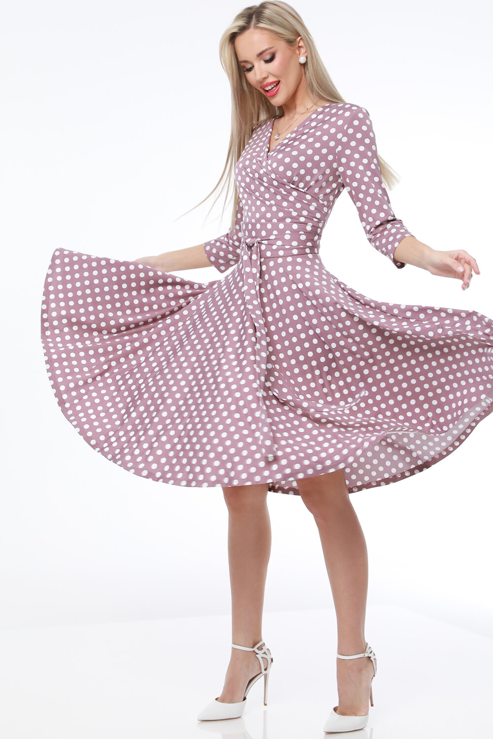 ст. цена2090руб.! DStrend Платье П-4557Тёмно-розовый