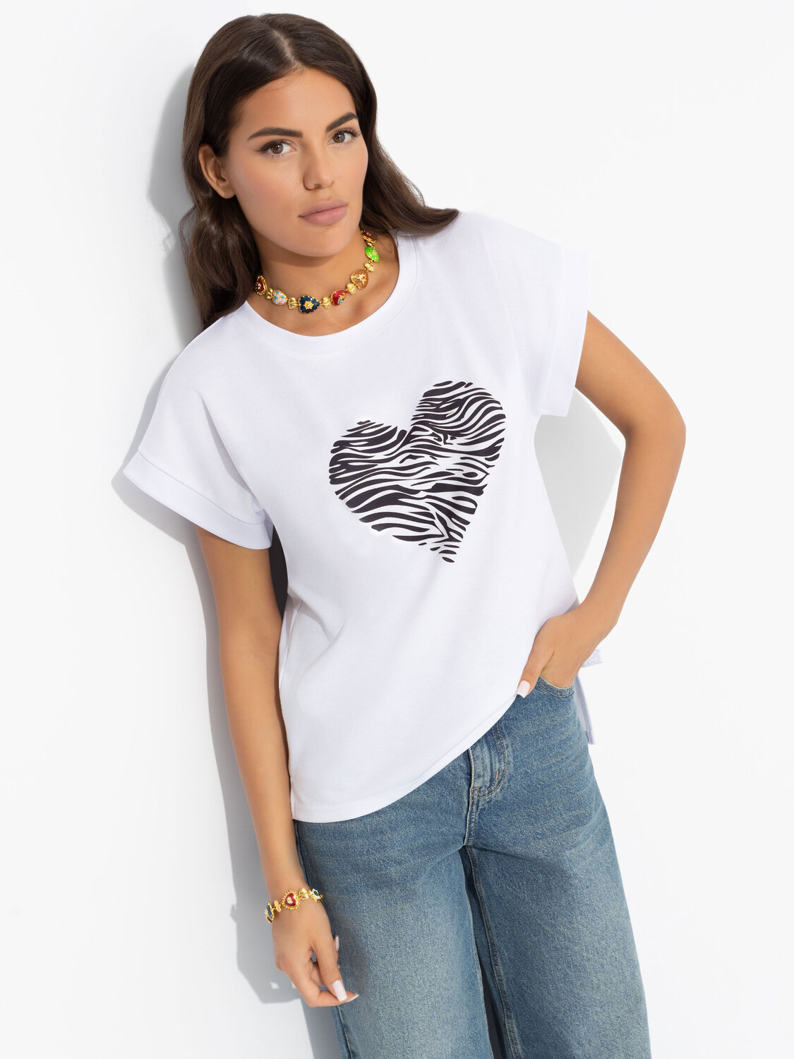 ст. цена1585руб.! CHARUTTI Футболка 11795Белый