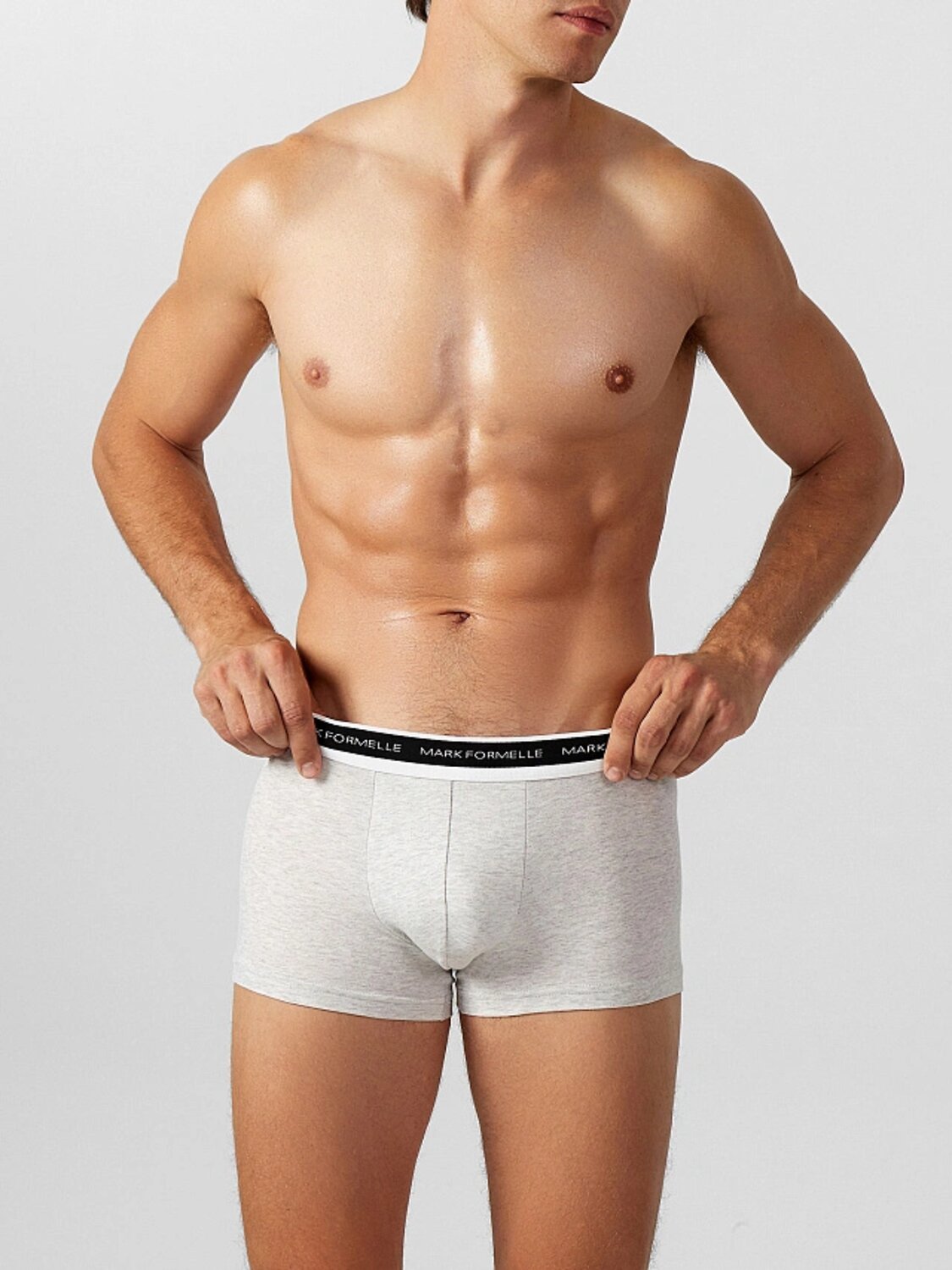 MARK FORMELLE Трусы 411124-3серый меланж+графит +черный