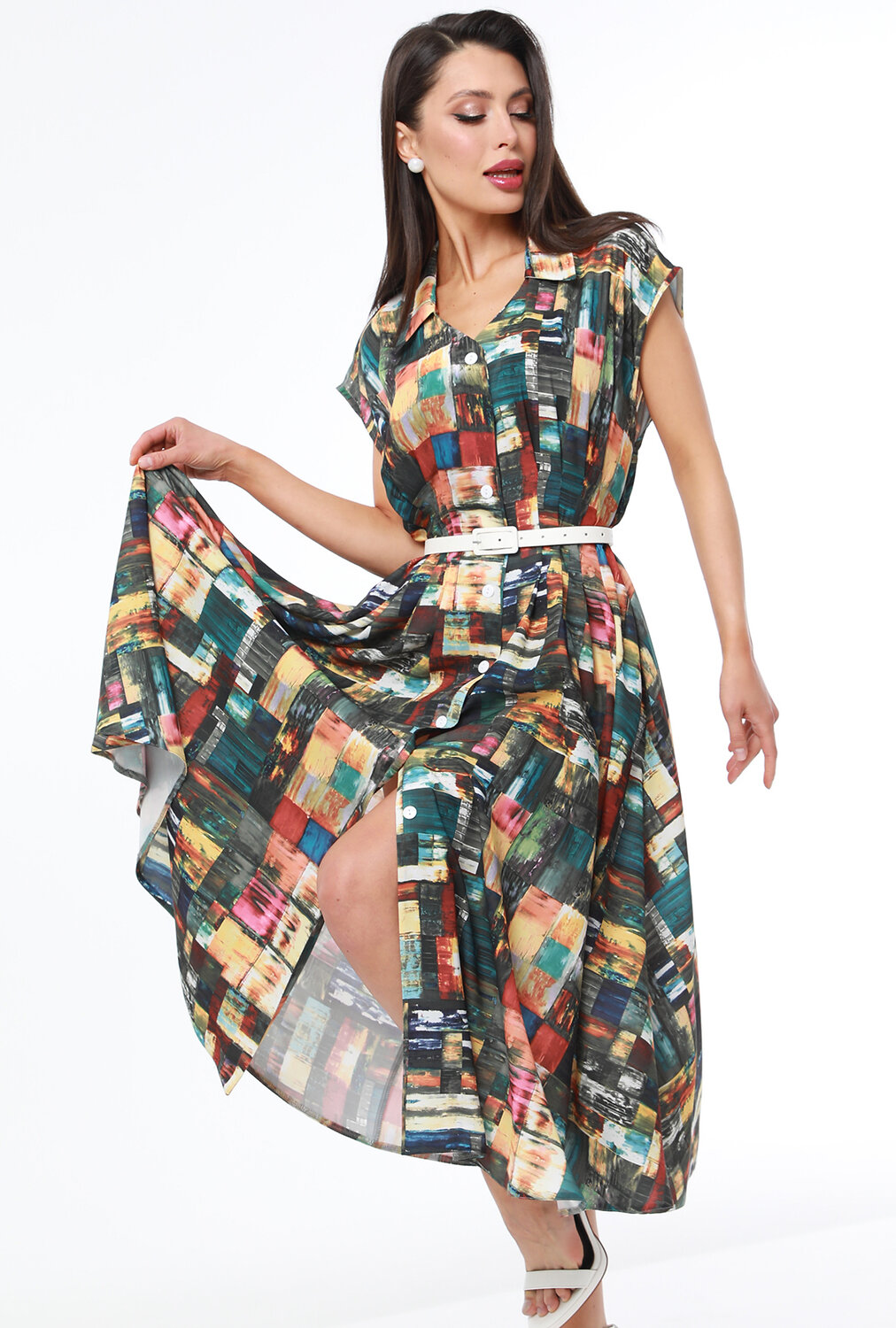 ст. цена2613руб.! DStrend Платье П-4638Разноцветный