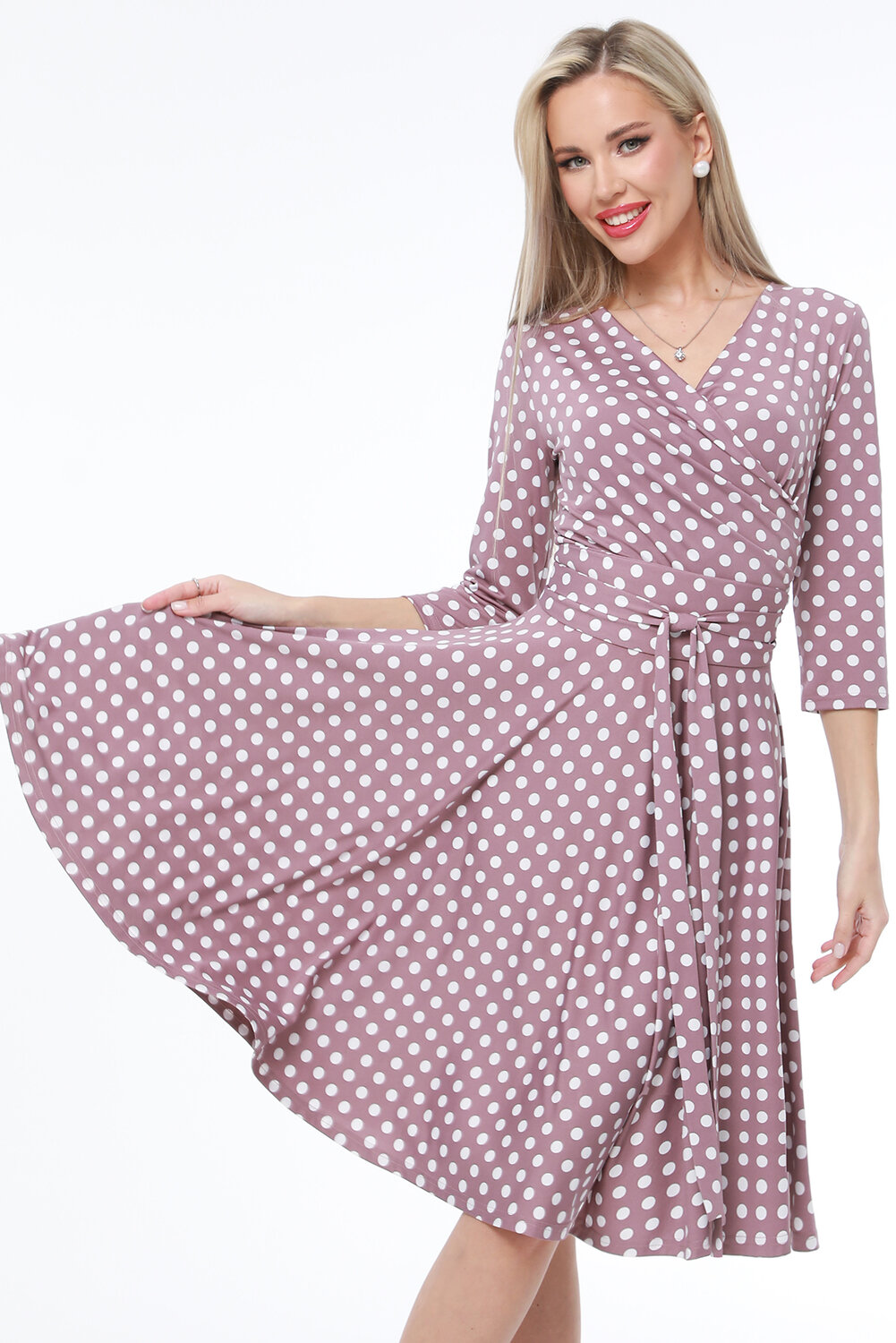 ст. цена2090руб.! DStrend Платье П-4557Тёмно-розовый