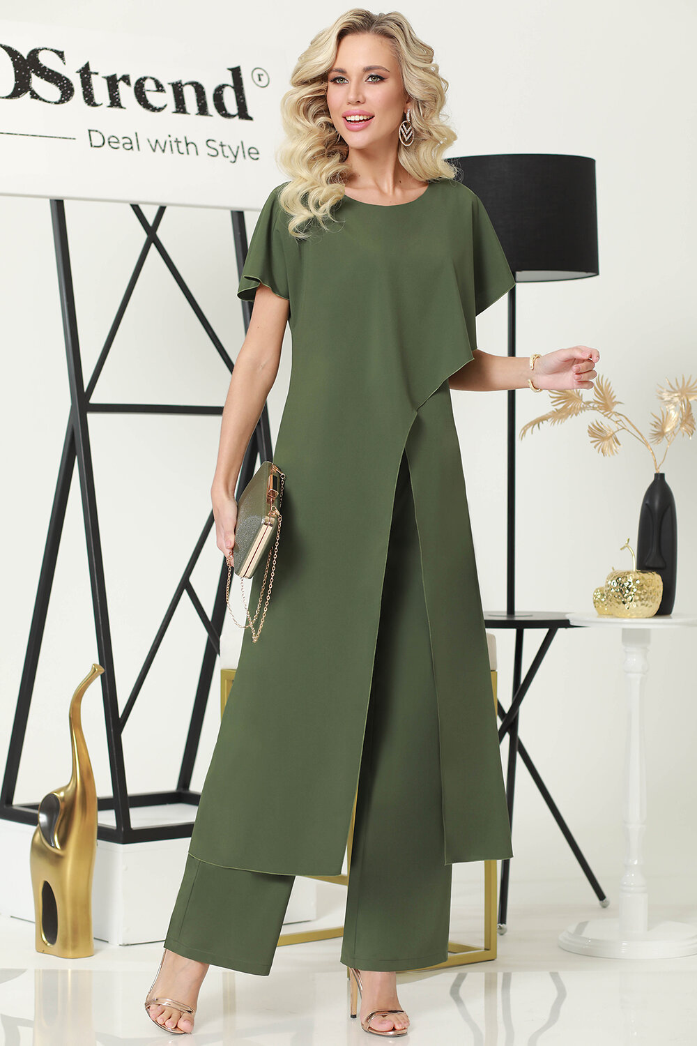 ст. цена2744руб.! DStrend Костюм К-0746Хаки