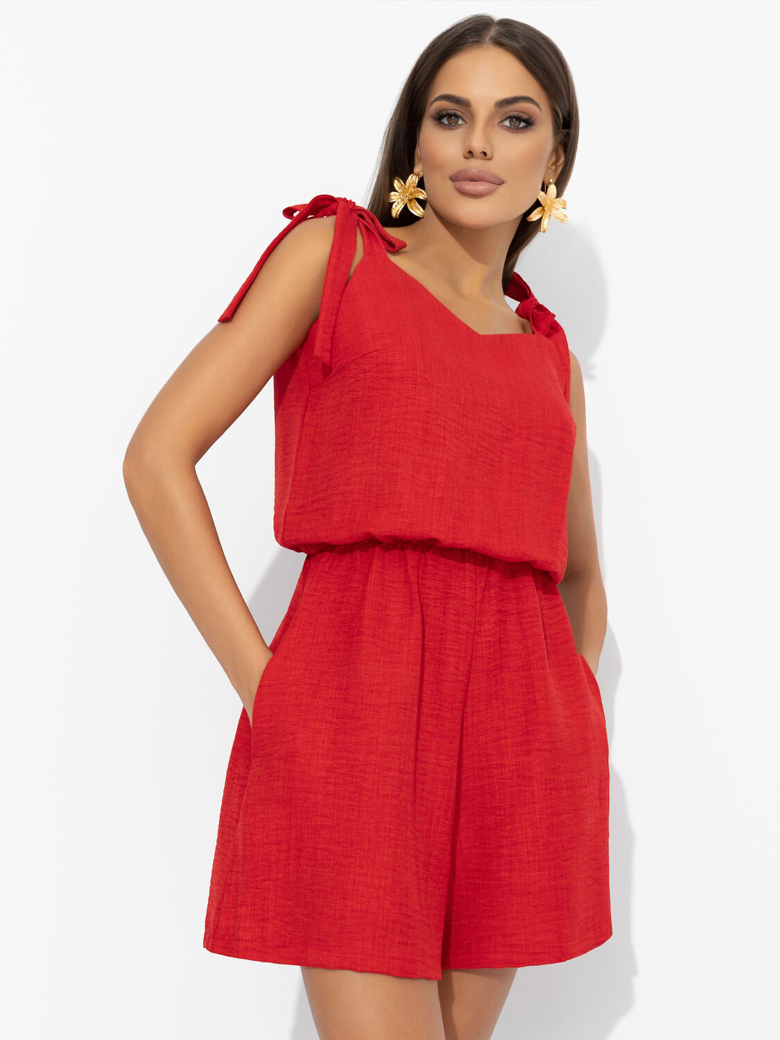 ст. цена1927руб.! CHARUTTI Комбинезон 11743Красный