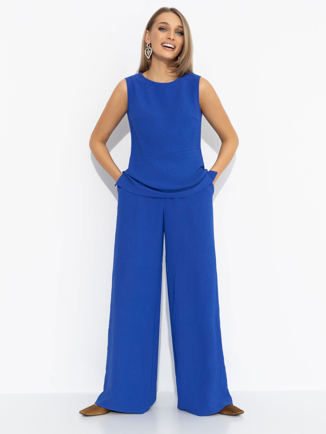 ст. цена2155руб.! CHARUTTI Брюки 11741Синий