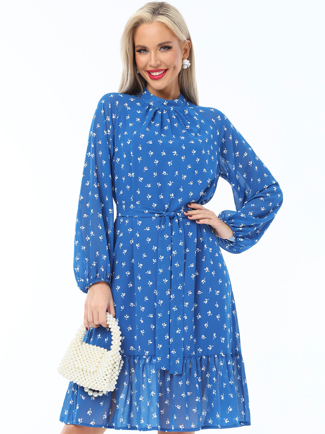 ст. цена2549руб.! DStrend Платье П-4821Светло-синий