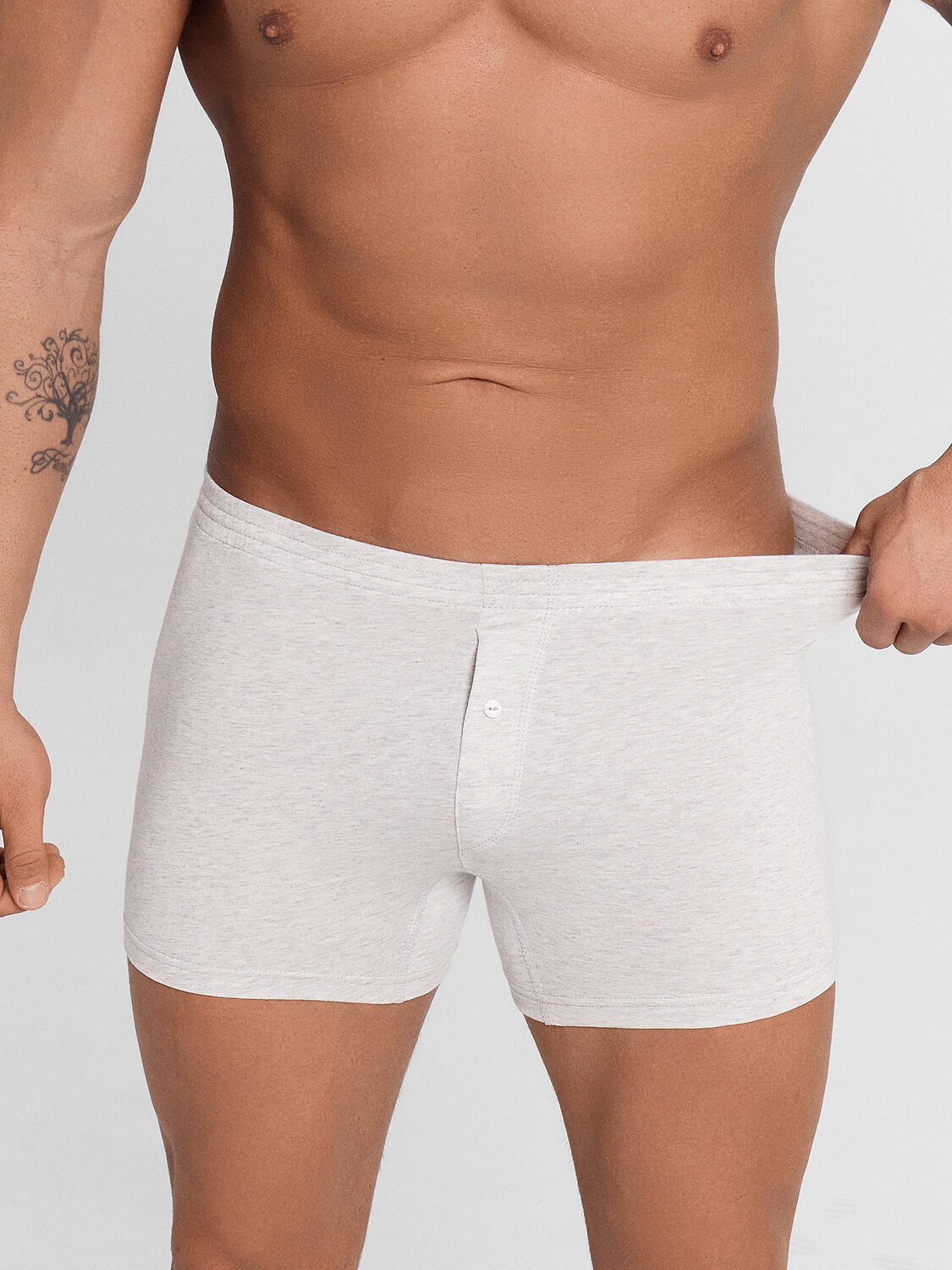 MARK FORMELLE Трусы 411152-3серый меланж+узор на олово +узор на черном