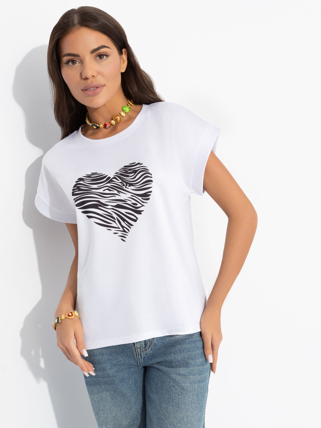 ст. цена1585руб.! CHARUTTI Футболка 11795Белый