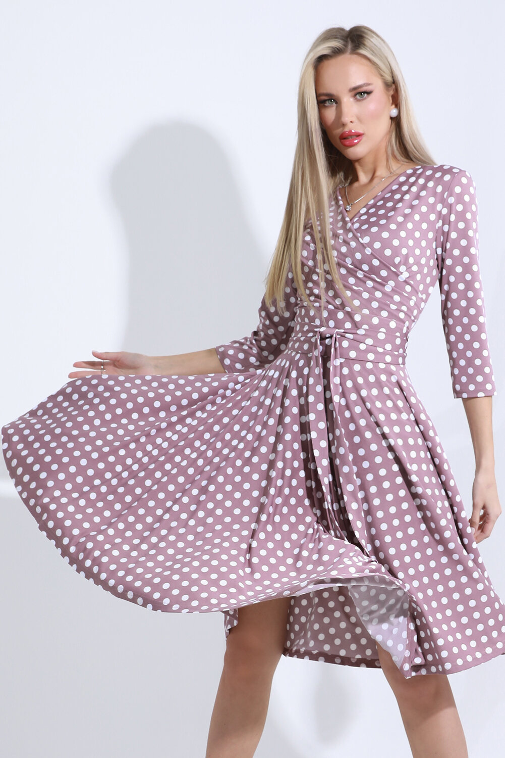 ст. цена2090руб.! DStrend Платье П-4557Тёмно-розовый