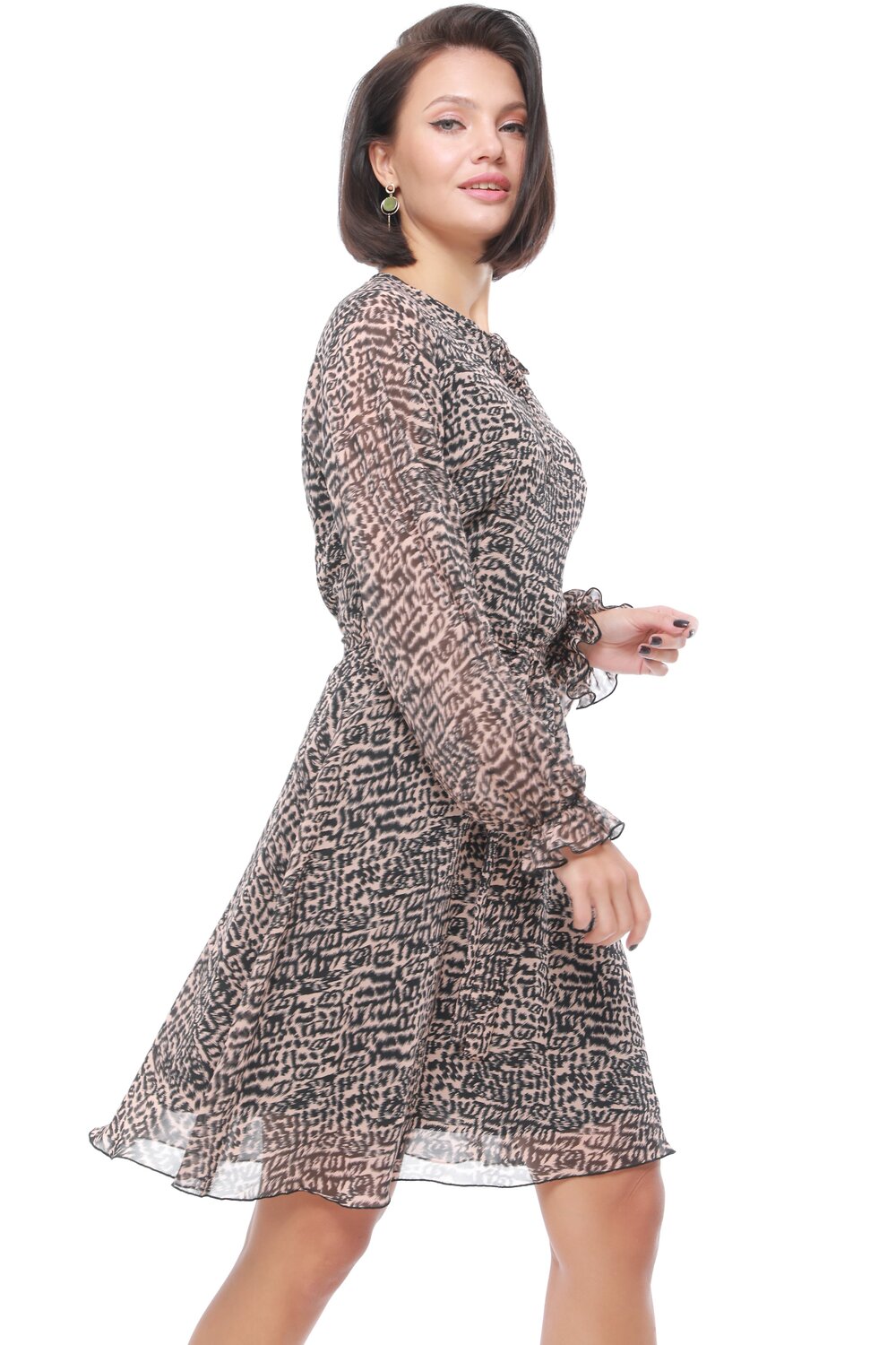 ст. цена2411руб.! DStrend Платье П-4421Светло-коричневый