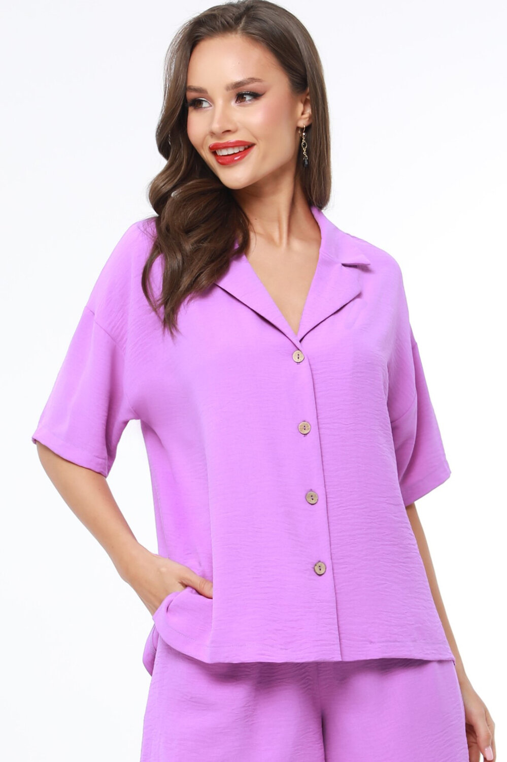 ст. цена2376руб.! DStrend Костюм К-1028Сиреневый