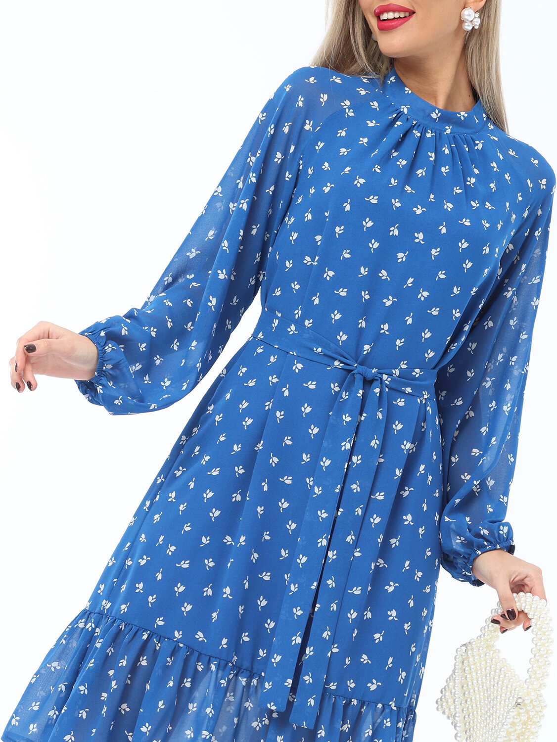 ст. цена2549руб.! DStrend Платье П-4821Светло-синий