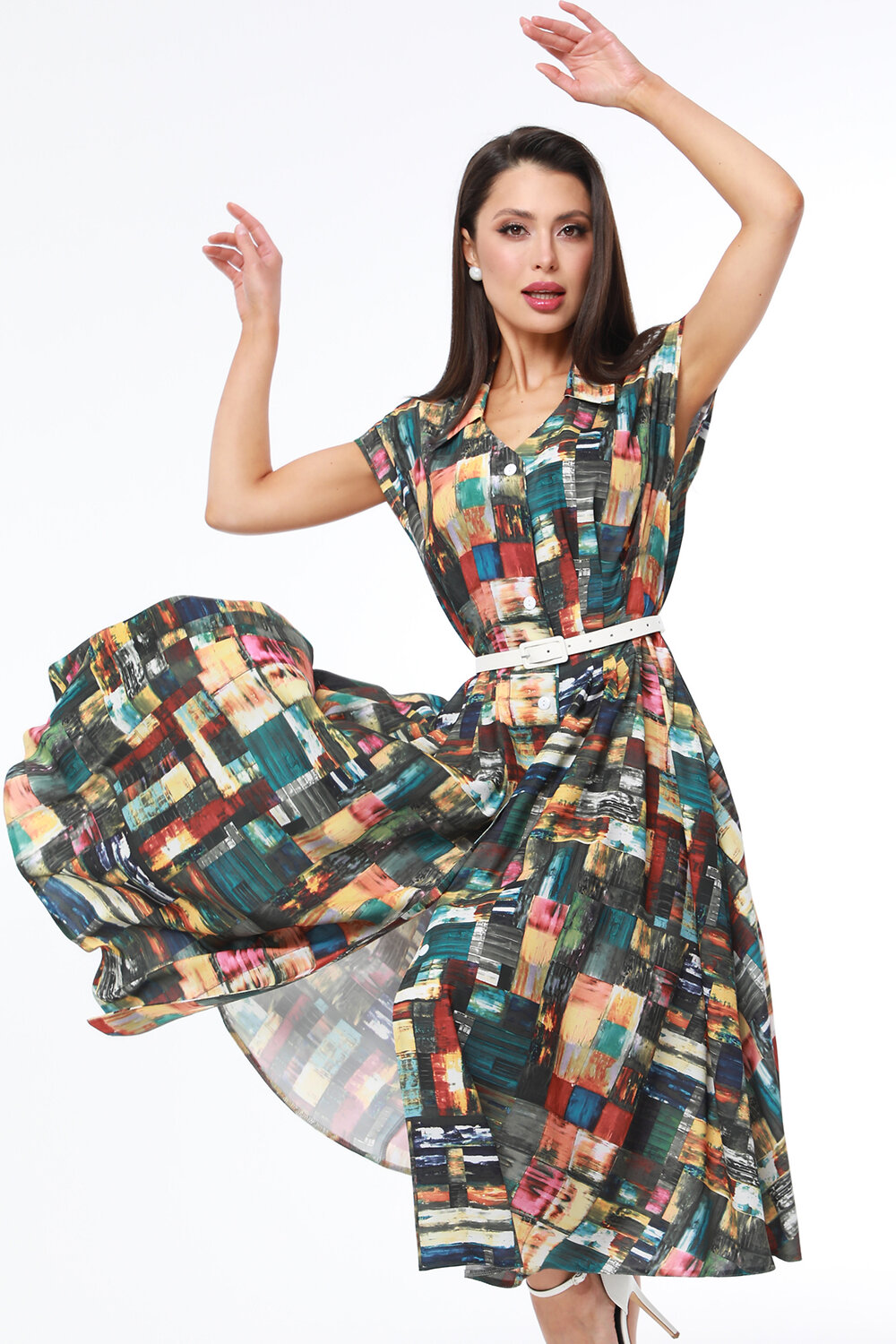 ст. цена2613руб.! DStrend Платье П-4638Разноцветный