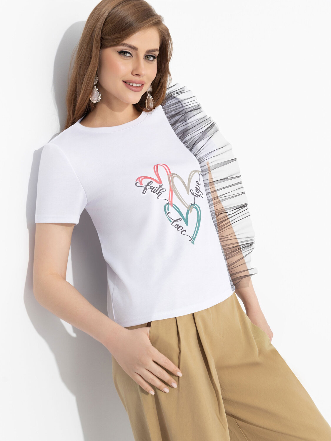 ст. цена1585руб.! CHARUTTI Футболка 11763Белый