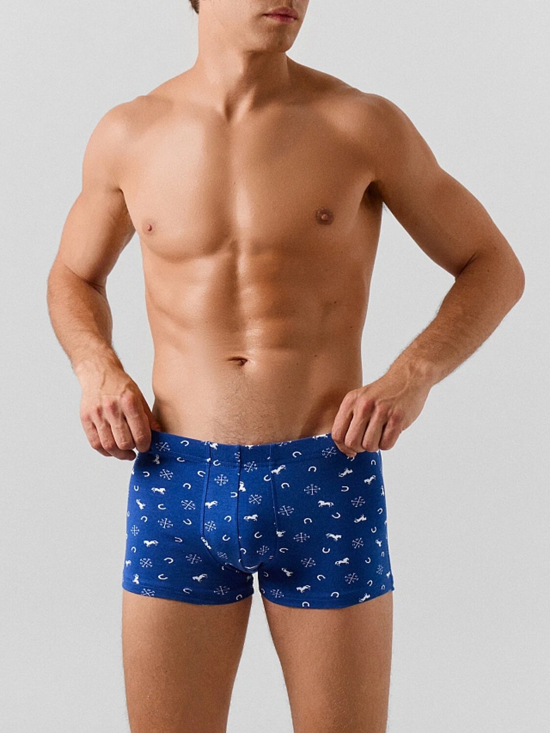 MARK FORMELLE Трусы 411229-2лого на синем +т.синий