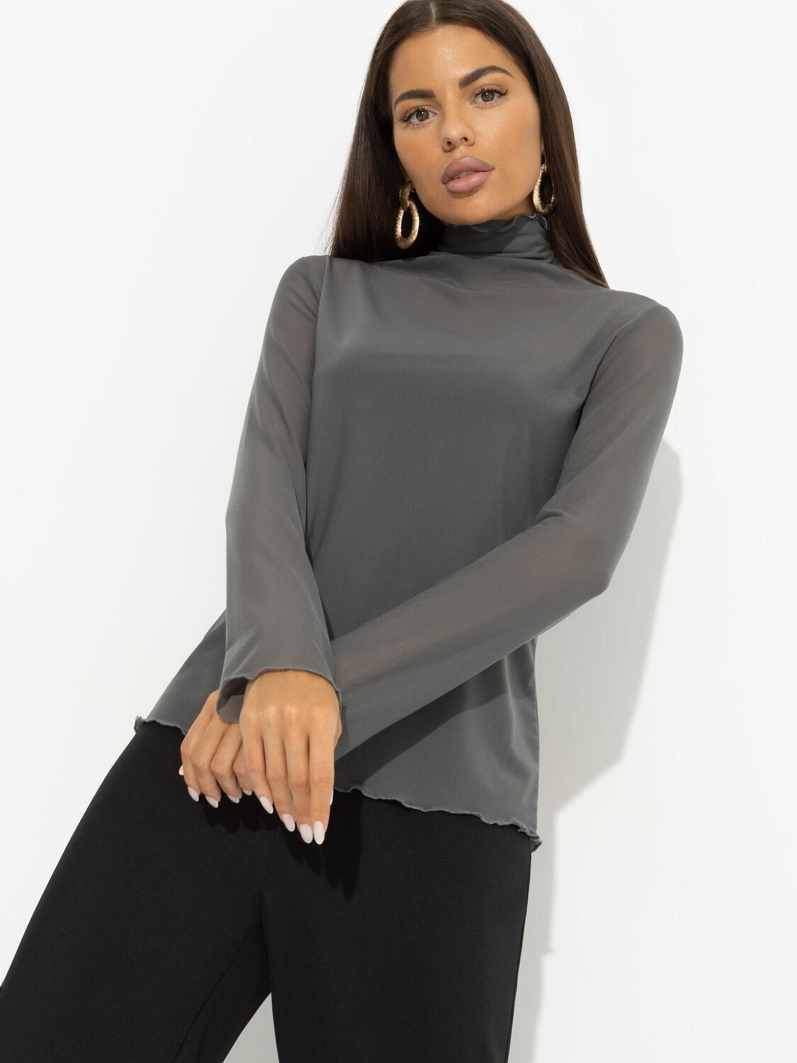 ст. цена1927руб.! CHARUTTI Водолазка 11407Серый