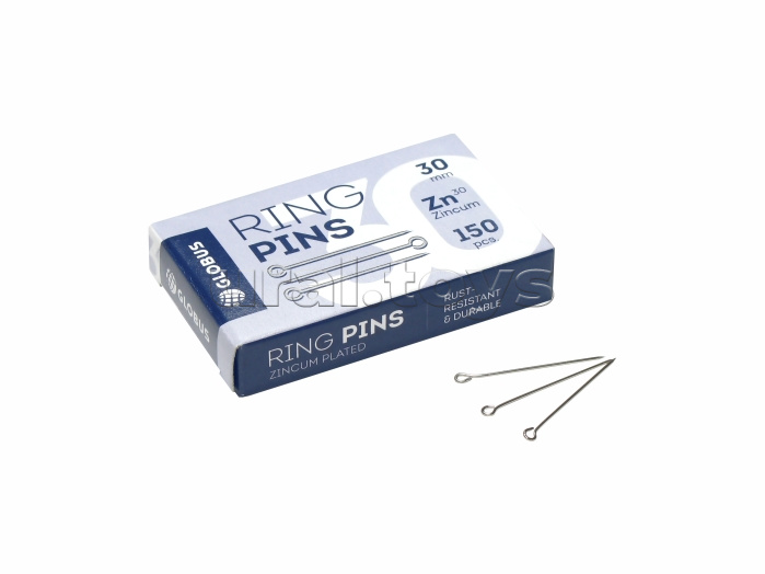 Булавки L30 мм 150 шт., карт. упаковка