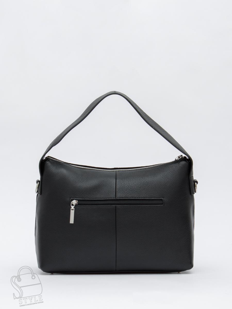 Сумка женская кожаная 1078M black Polina&Eiterou