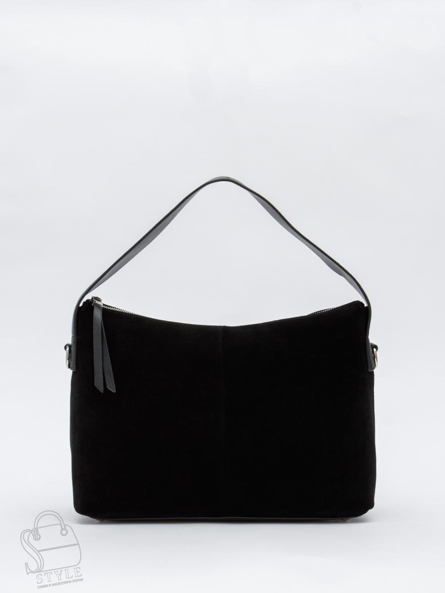 Сумка женская кожаная 1078M black Polina&Eiterou