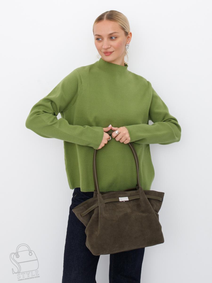 Сумка женская кожаная 990181NN gray Natale Navetta