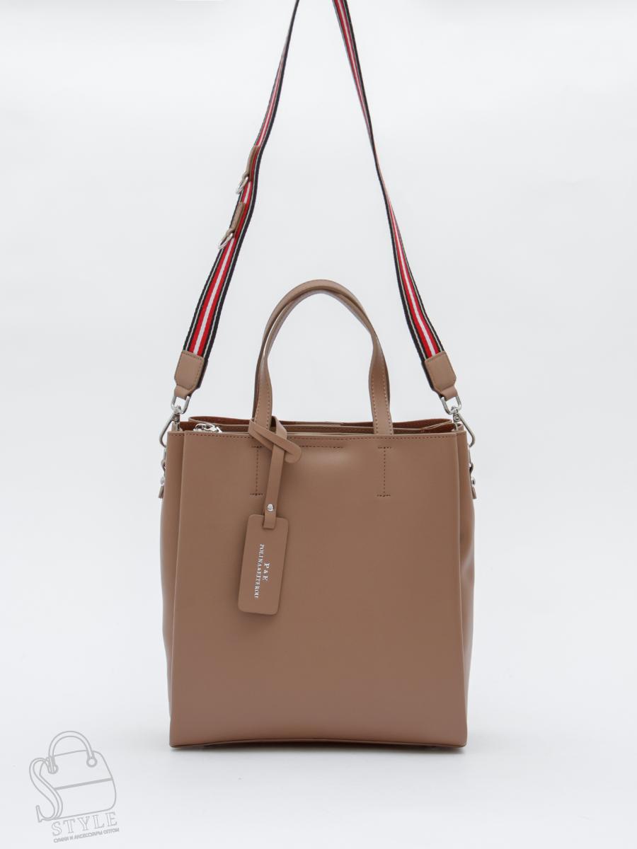 Сумка женская кожаная 6062L d.apricot Polina&Eiterou