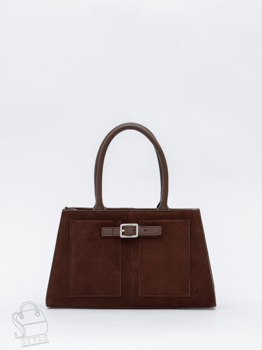 Сумка женская кожаная 990189NN coffee Natale Navetta