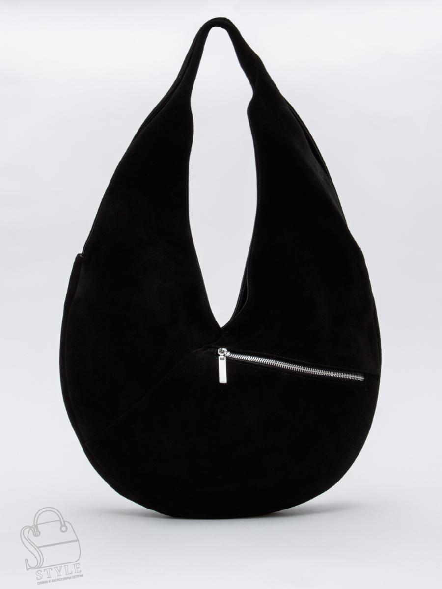 Сумка женская кожаная 1101M black Polina&Eiterou