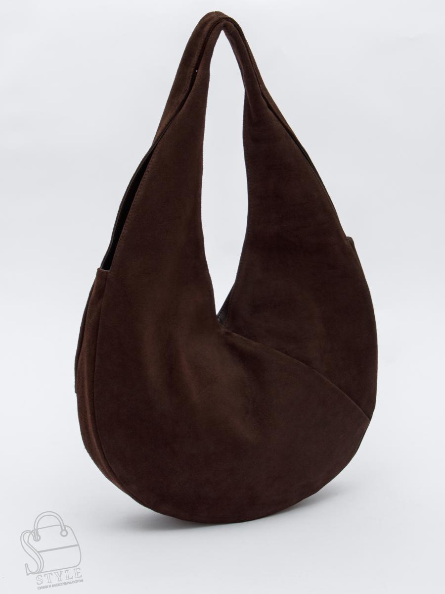 Сумка женская кожаная 1101M coffee Polina&Eiterou