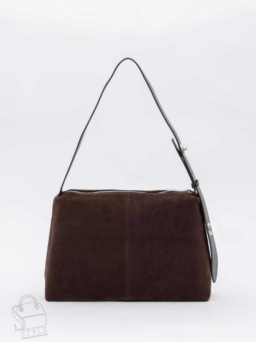 Сумка женская кожаная 8017SMS coffee Velina Fabbiano-Safenta