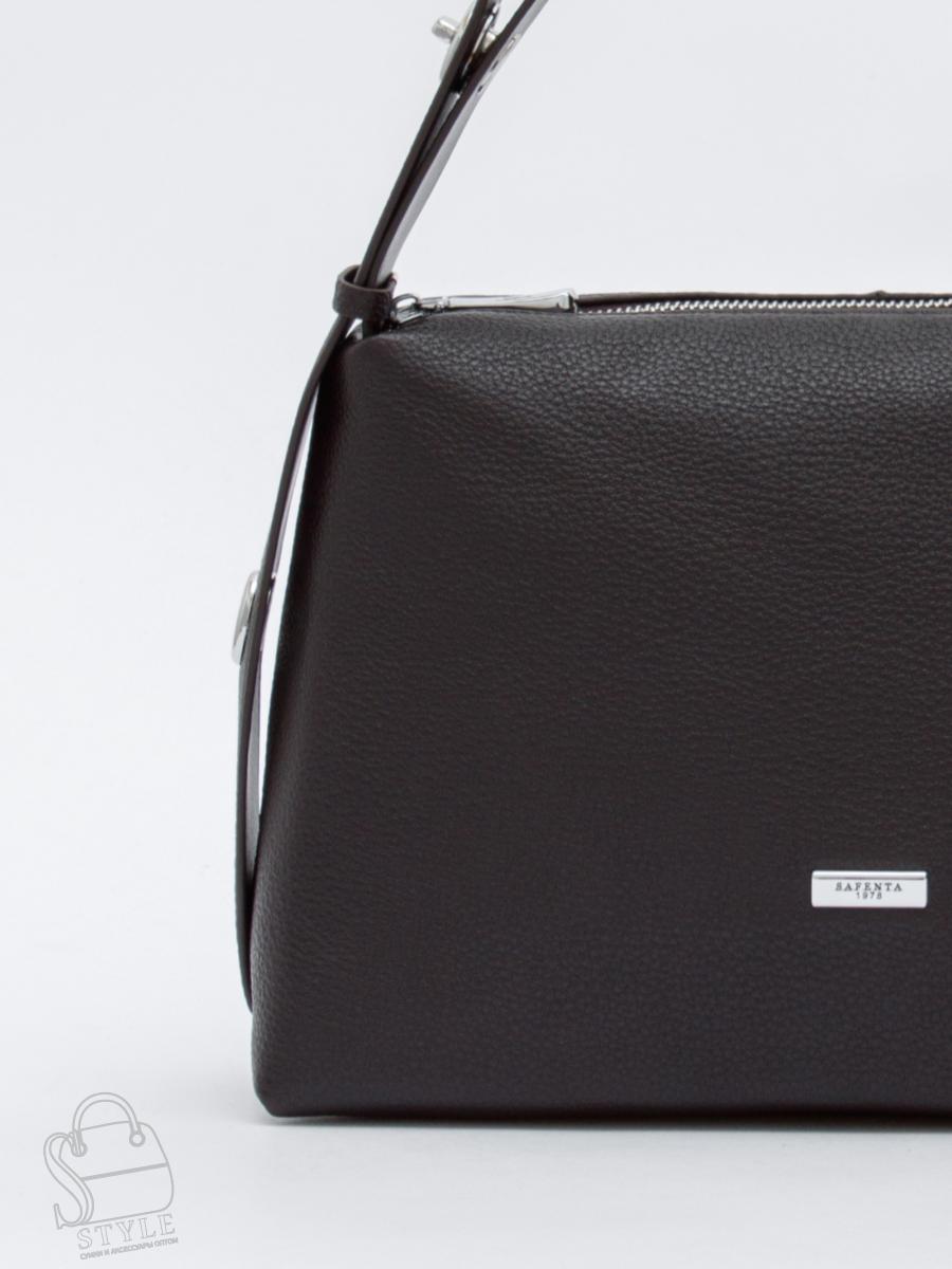 Сумка женская кожаная 8017-2S coffee Velina Fabbiano-Safenta