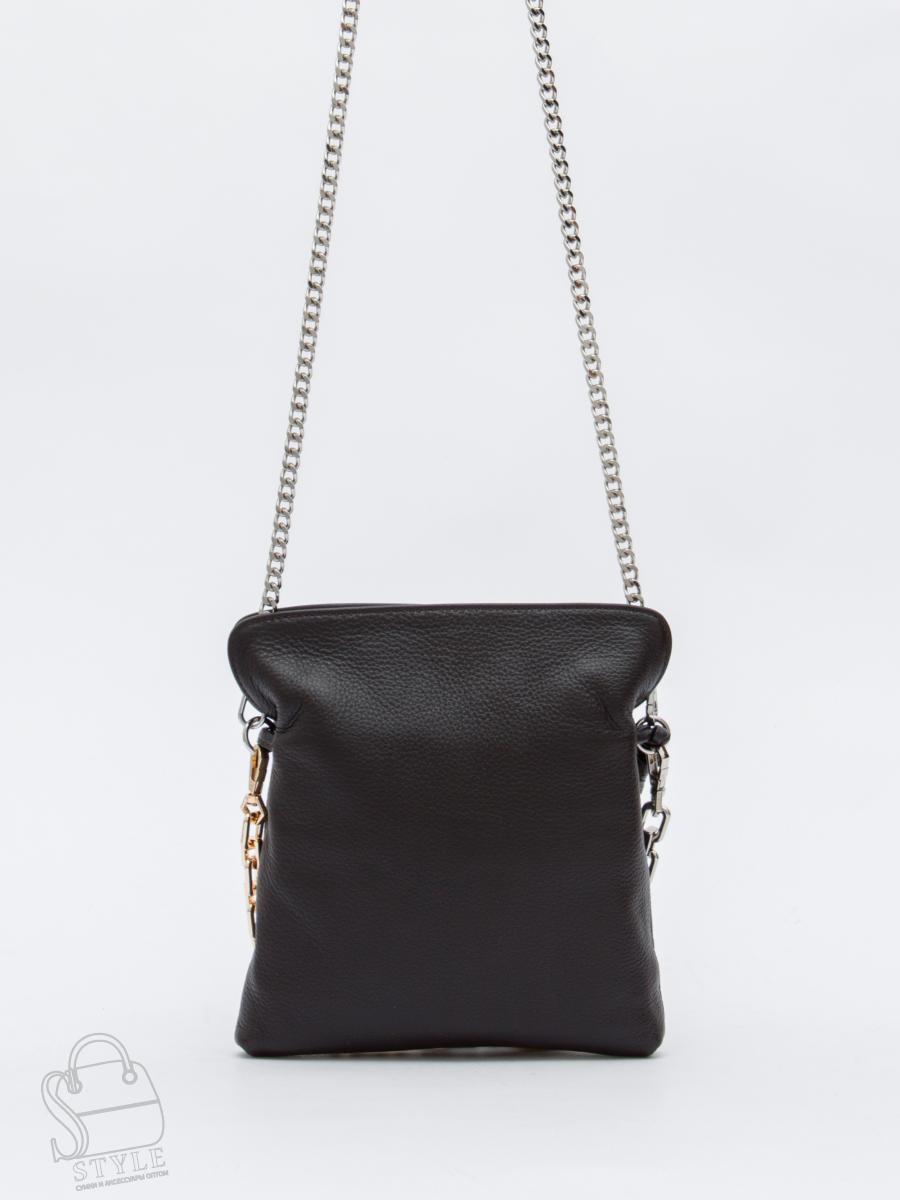 Сумка женская кожаная 6010-2L coffee Polina&Eiterou