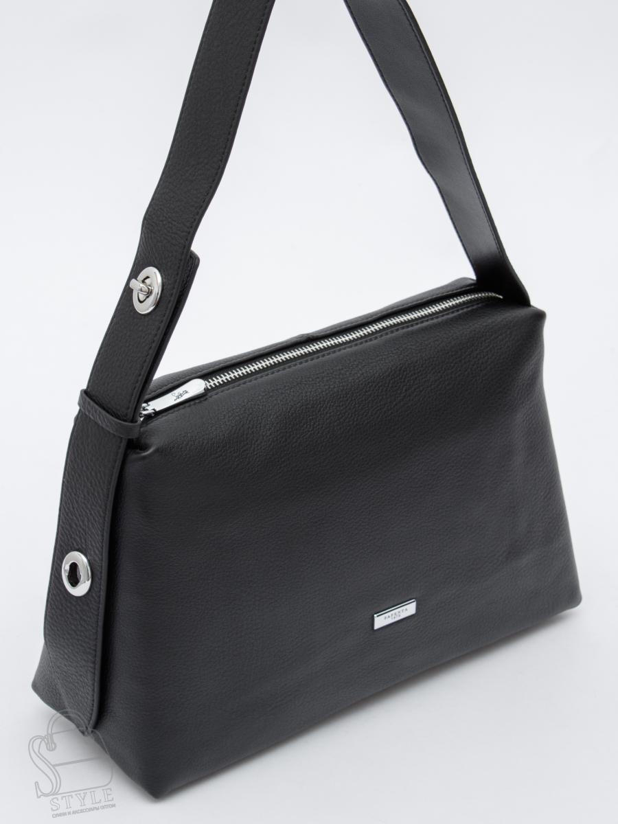 Сумка женская кожаная 8017-2S black Velina Fabbiano-Safenta