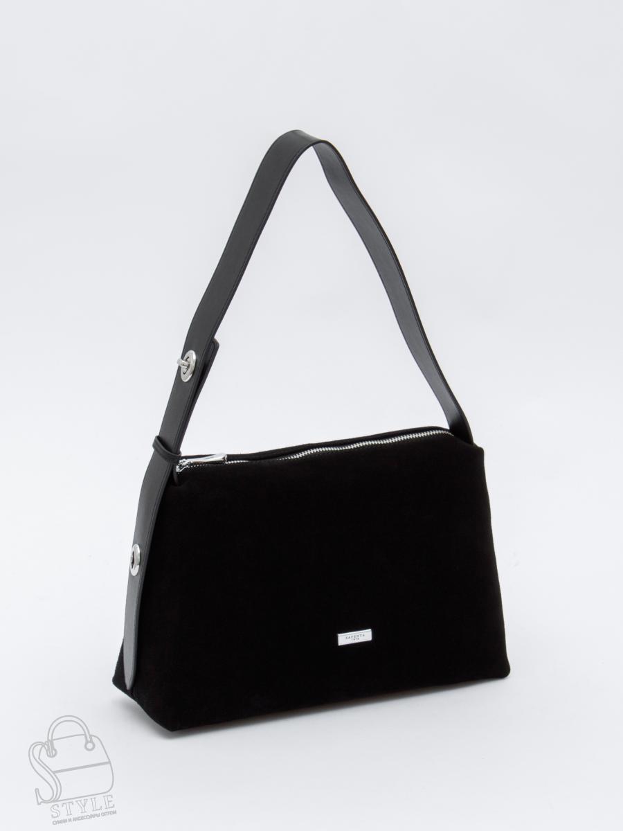 Сумка женская кожаная 8017SMS black Velina Fabbiano-Safenta