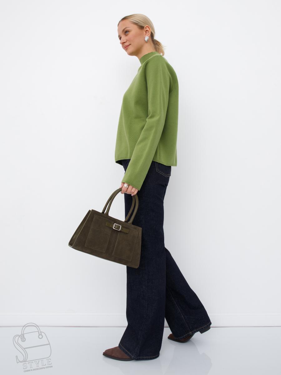 Сумка женская кожаная 990189NN gray Natale Navetta в Новосибирске