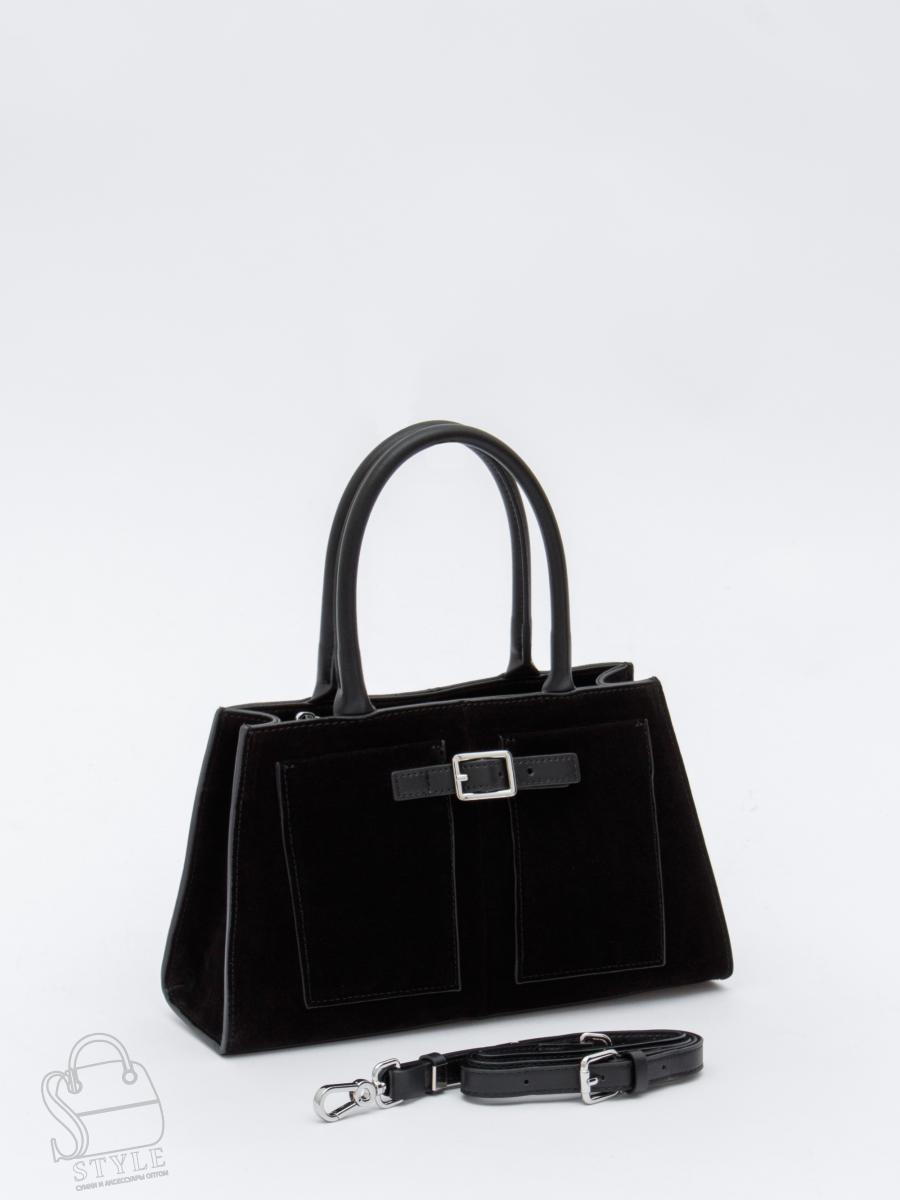 Сумка женская кожаная 990189NN black Natale Navetta в Новосибирске