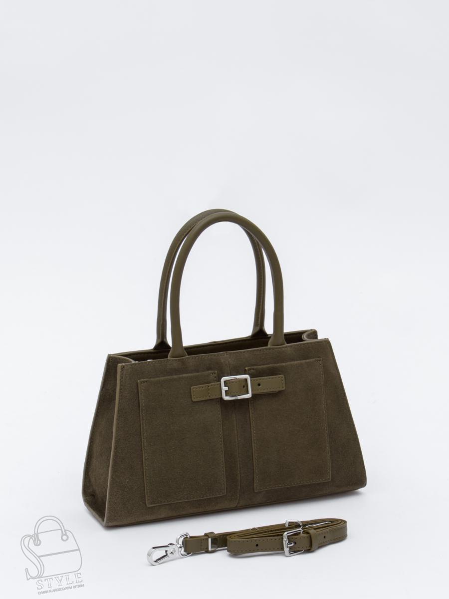 Сумка женская кожаная 990189NN gray Natale Navetta в Новосибирске