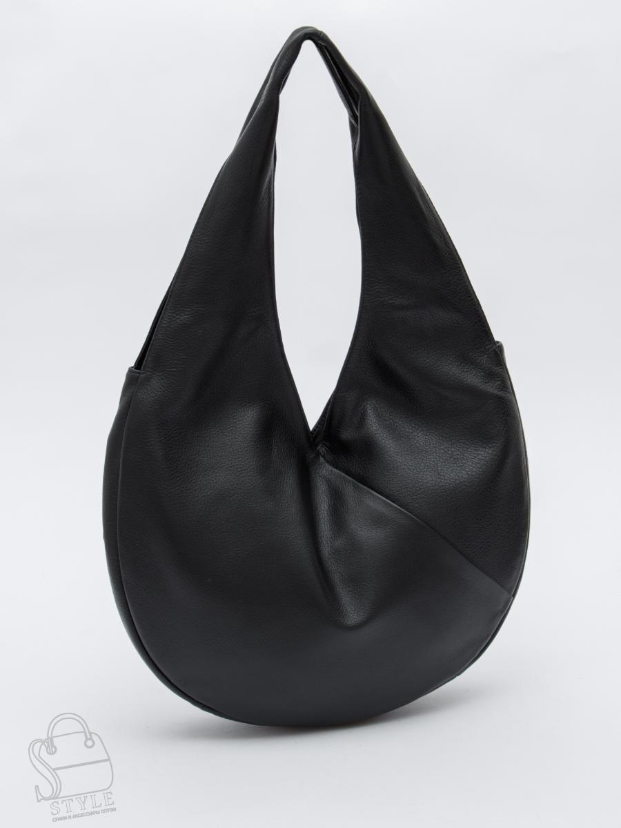 Сумка женская кожаная 1101-1MP black Polina&Eiterou