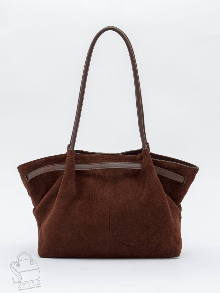 Сумка женская кожаная 990181NN coffee Natale Navetta