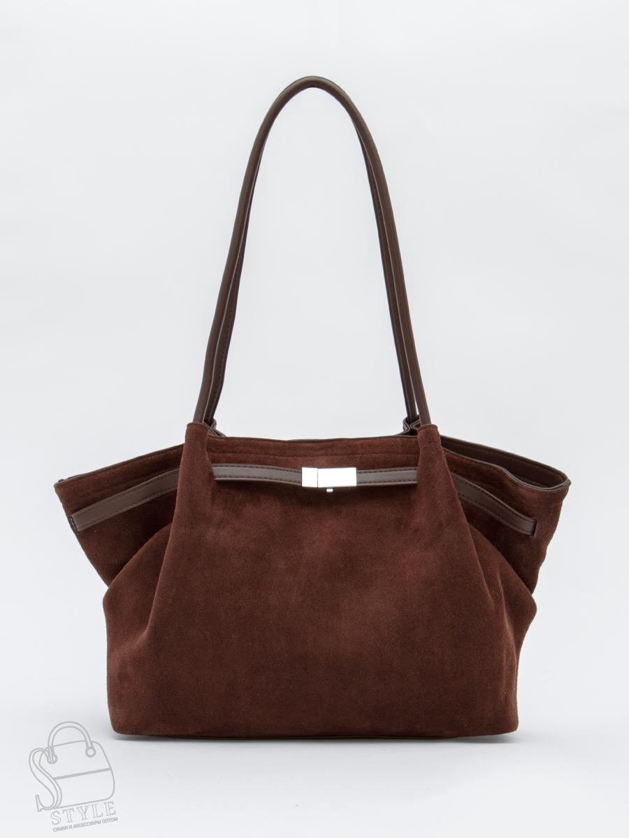 Сумка женская кожаная 990181NN coffee Natale Navetta