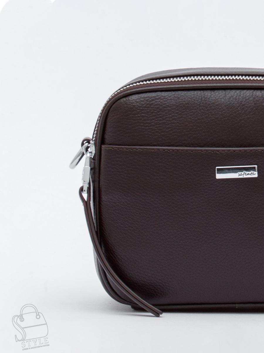 Сумка женская кожаная 98177-1S coffee Velina Fabbiano-Safenta
