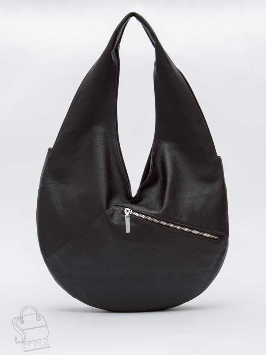 Сумка женская кожаная 1101-1MP coffee Polina&Eiterou