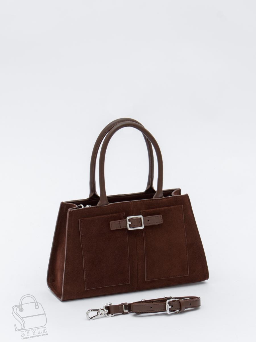 Сумка женская кожаная 990189NN coffee Natale Navetta