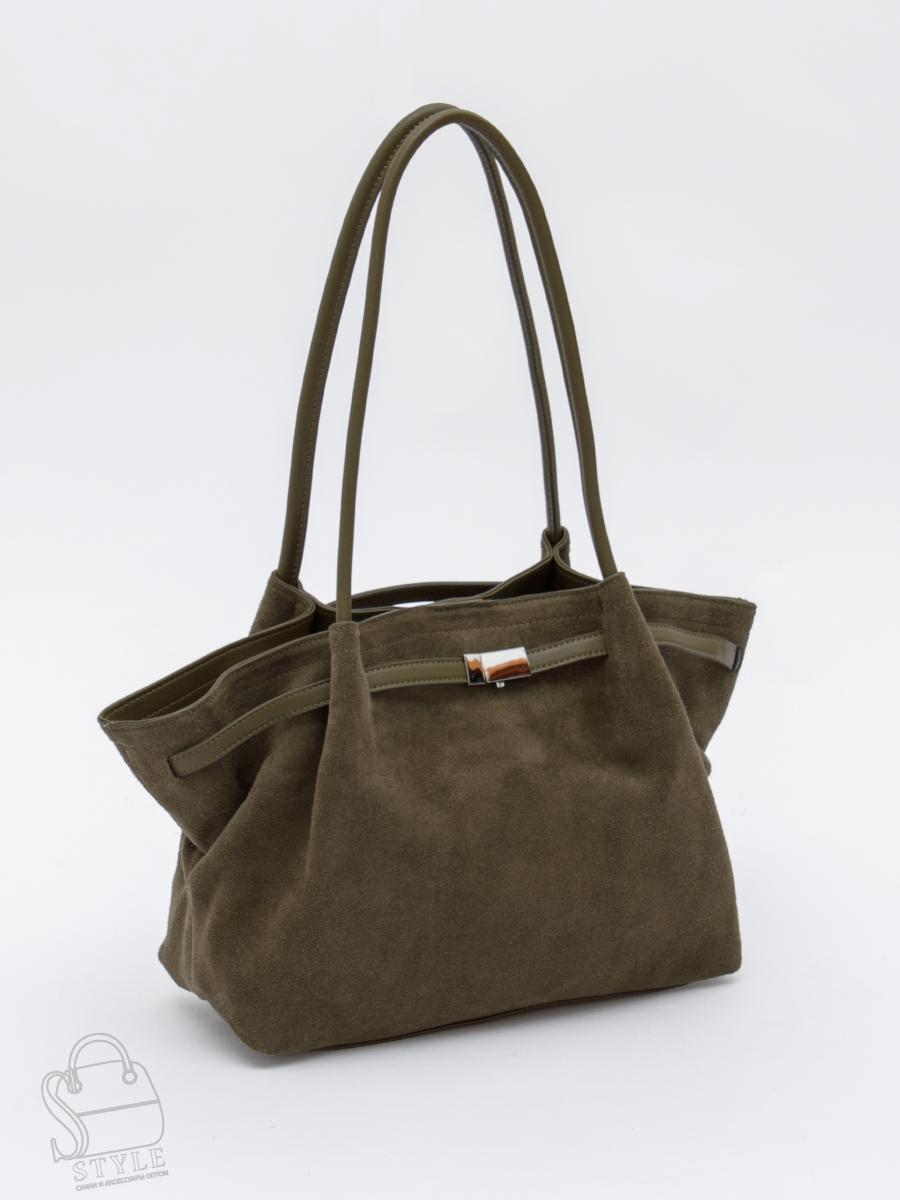 Сумка женская кожаная 990181NN gray Natale Navetta