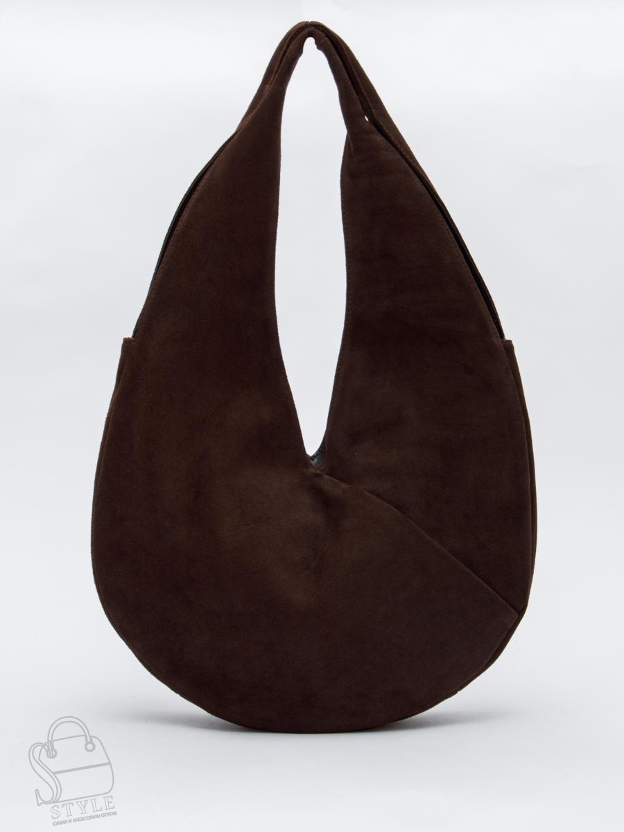 Сумка женская кожаная 1101M coffee Polina&Eiterou